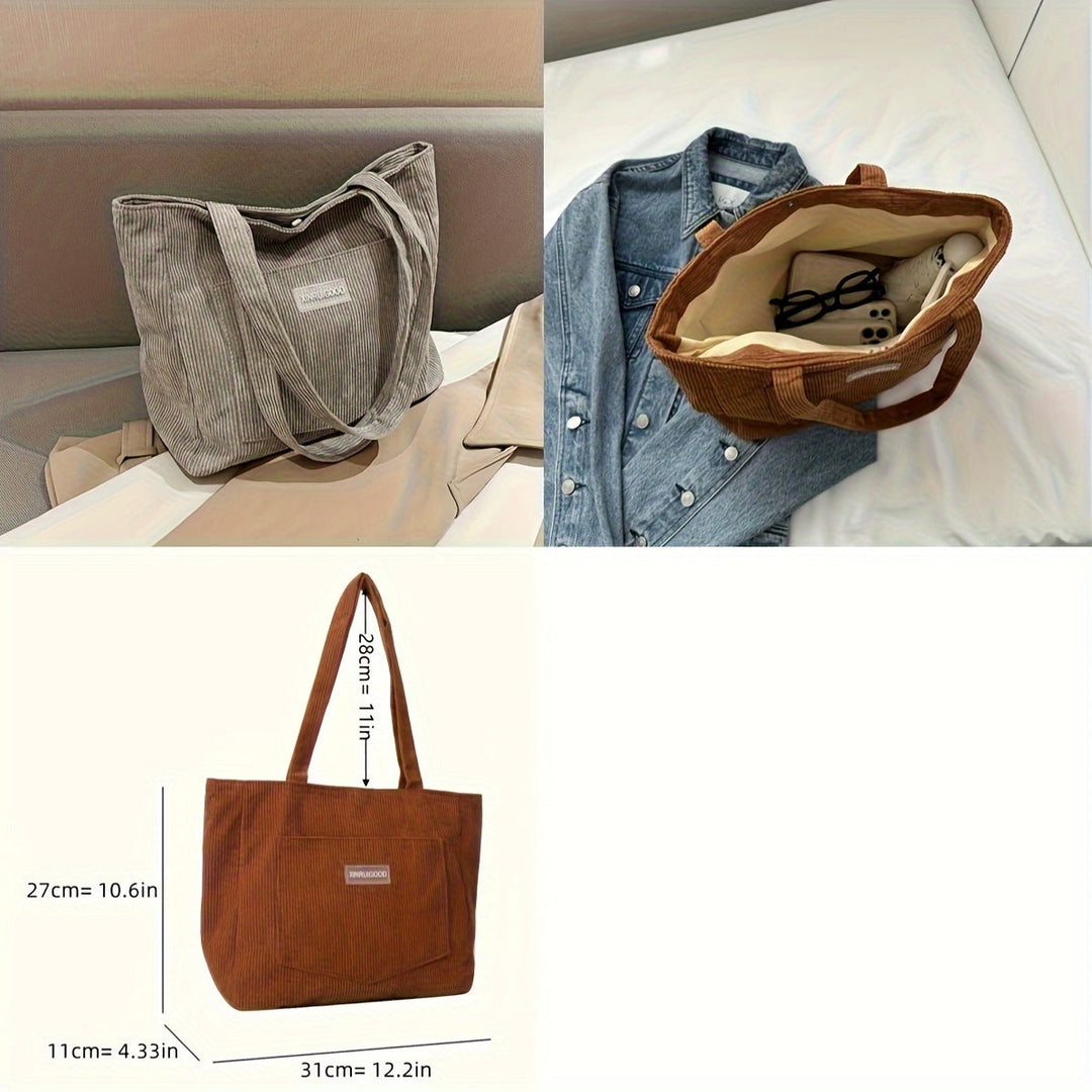Elegante Damen Cordstoff Tasche | R&B