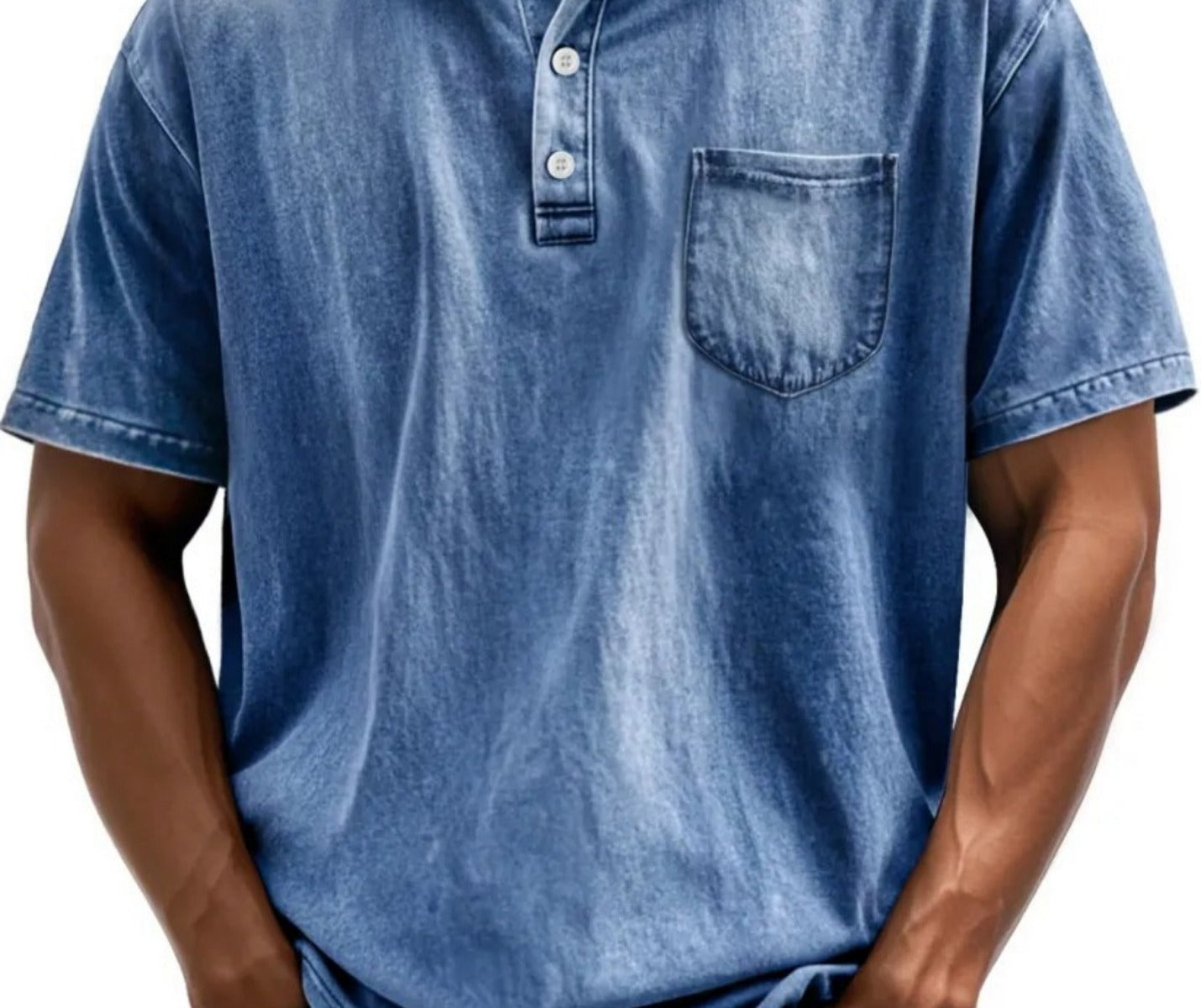 R&B | Button-Down-Hemd mit Revers