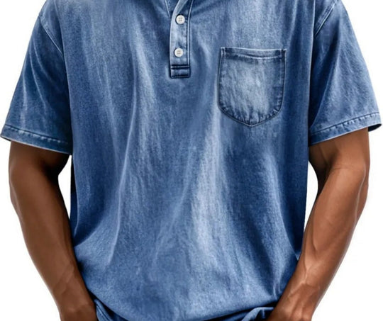 R&B | Button-Down-Hemd mit Revers