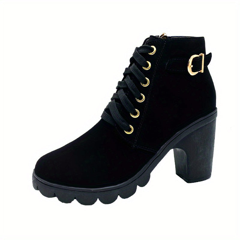 Schnürstiefelette Mit Absatz Sophia R&B