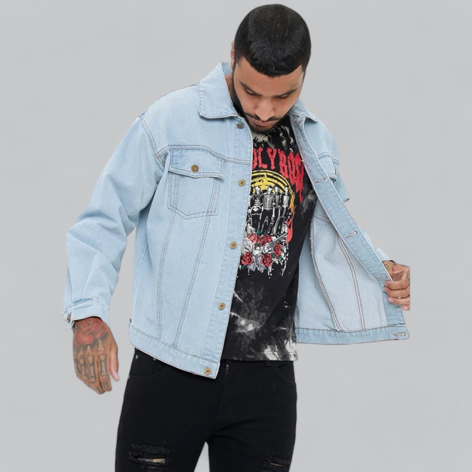 R&B | Bequeme Jeansjacke für Männer