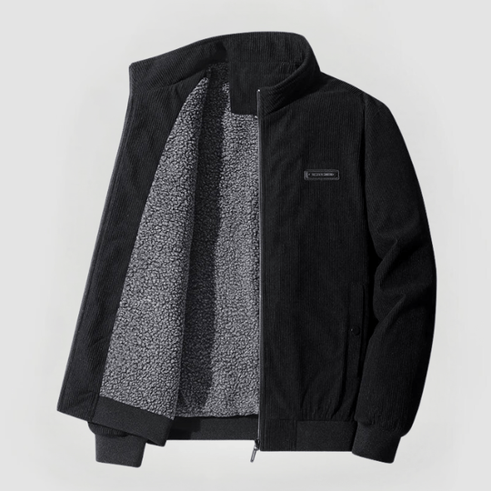 R&B | Corduroy-jacke mit Teddyfutter Warm und Komfortabel Ideal für Kaltes Wetter
