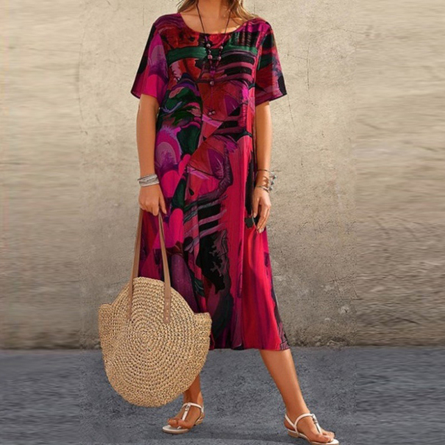 R&B | Lässiges Plus-Size Bindekleid