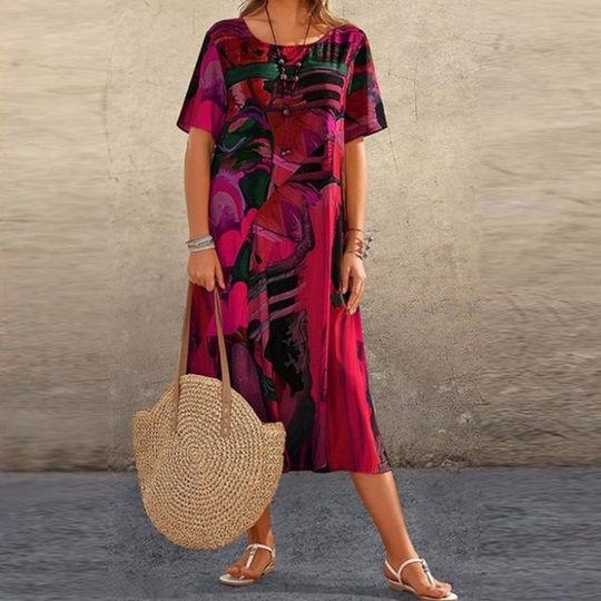 R&B | Lässiges Plus-Size Bindekleid