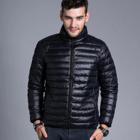R&B | Pufferjacke Winddicht und Warm Steppdesign Reguläre Passform Reißverschlussverschluss
