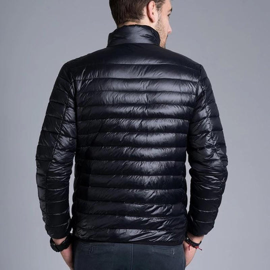 R&B | Pufferjacke Winddicht und Warm Steppdesign Reguläre Passform Reißverschlussverschluss