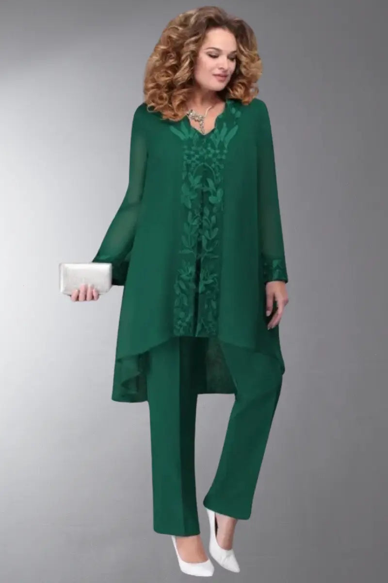 R&B | 3 Teilig Chiffon Brautkleid Satz für Damen