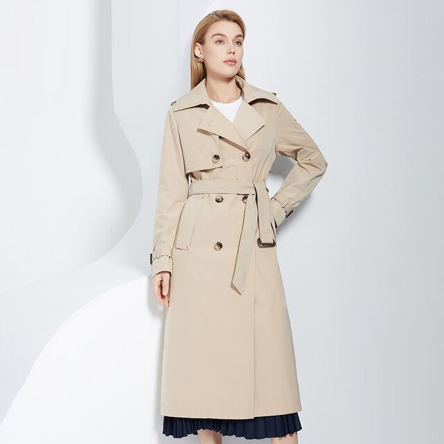 R&B | Parka mit Gürtel - Raffiniert und Zeitlos