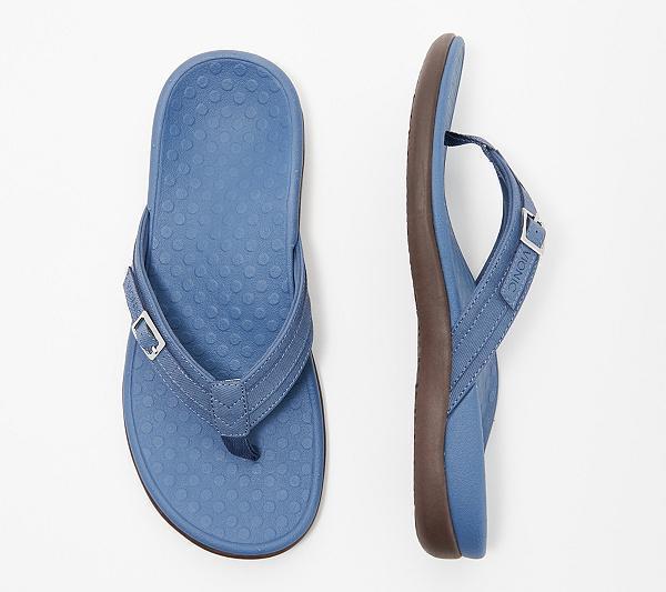 Damen Riemchen-Sandalen mit ergonomischem Fußbett und verstellbarem Riemen R&B