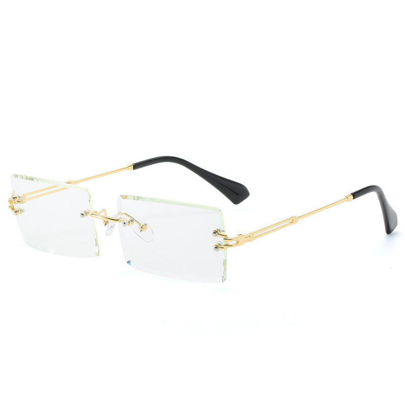 Heidi-Mode | Modische Rechteckige Sonnenbrille Im Retro Stil