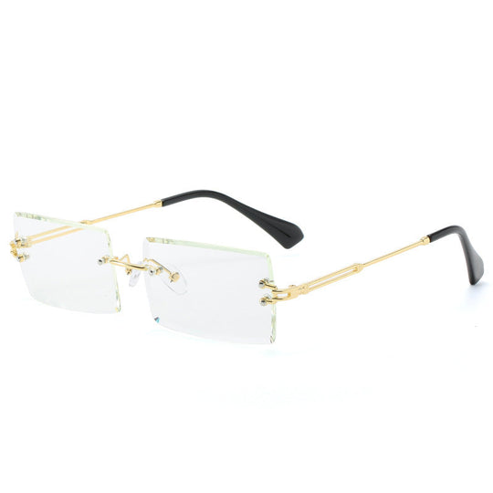 Heidi-Mode | Modische Rechteckige Sonnenbrille Im Retro Stil