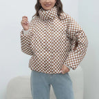 R&B | Damen Steppwindbreaker mit Hohem Kragen