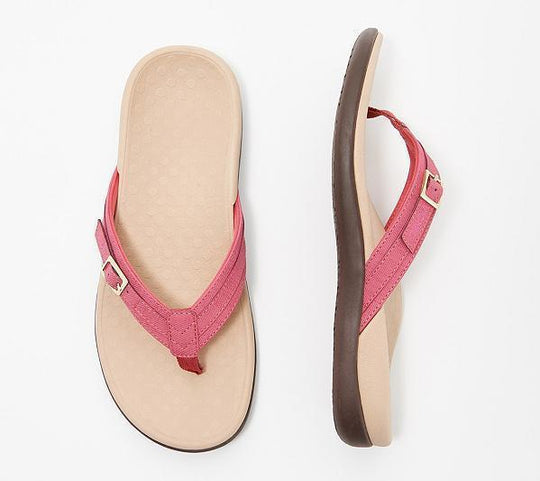 Damen Riemchen-Sandalen mit ergonomischem Fußbett und verstellbarem Riemen R&B