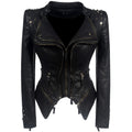 R&B | Bikerjacke für Damen Schlanke Passform