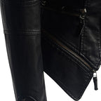 R&B | Bikerjacke für Damen Schlanke Passform