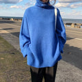 R&B | Rollkragenpullover Oversized Fit Weiches Strick Lange Ärmel