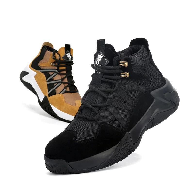 Sicherheit Schuhe Neue Winter Herbst männer Stahl Kappe Anti-smashing Isolierte Arbeit Stiefel R&B