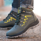 Sicherheit Ankle Schuhe Anti-smashing Stahl Kappe Kappe Stiefel Männer Bau Arbeit stiefel R&B