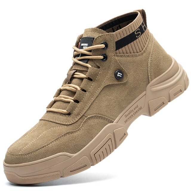 Leicht Stahlkappe Schuhe Berufsschuhe Sportlich Atmungsaktiv Schutzschuhe R&B