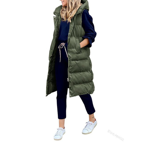 Elegante ärmellose warme Jacke