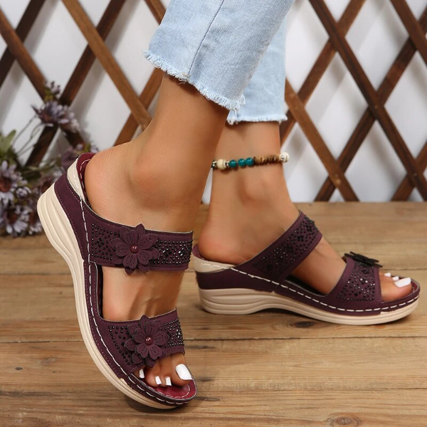 R&B | Orthopädische Blumen Sandalen