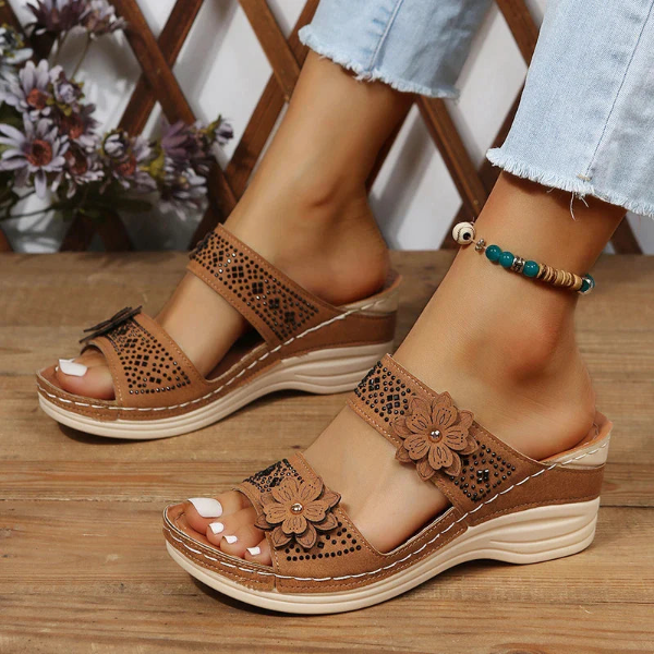 R&B | Orthopädische Blumen Sandalen