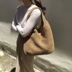 R&B | Marlene Elegante Stroh-Strandtasche