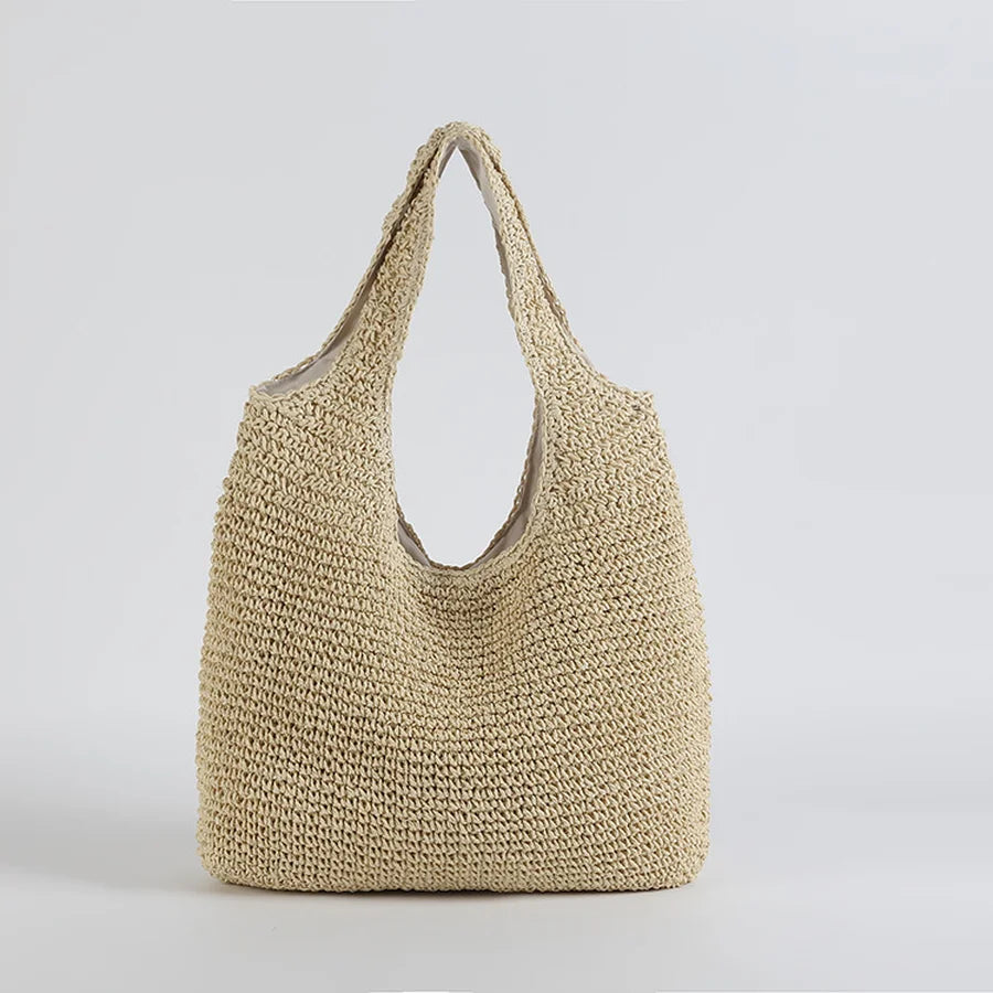 R&B | Marlene Elegante Stroh-Strandtasche