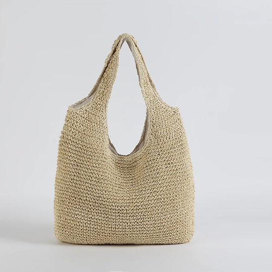 R&B | Marlene Elegante Stroh-Strandtasche