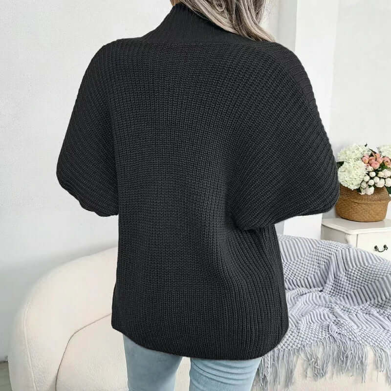 R&B | Strickjacke - Damen Herbst Strick Offen-Front Strickjacke