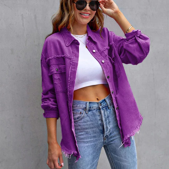 R&B Damen Jeansjacke - Zeitloser Stil und Komfort