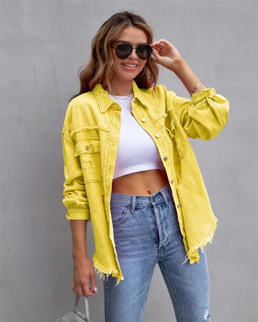 R&B Damen Jeansjacke - Zeitloser Stil und Komfort