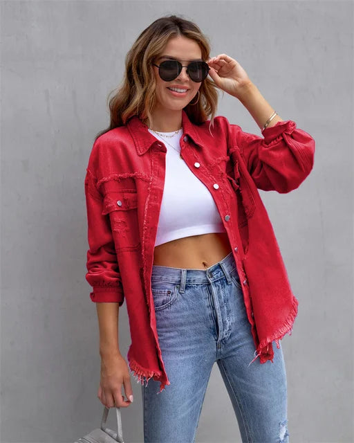 R&B Damen Jeansjacke - Zeitloser Stil und Komfort