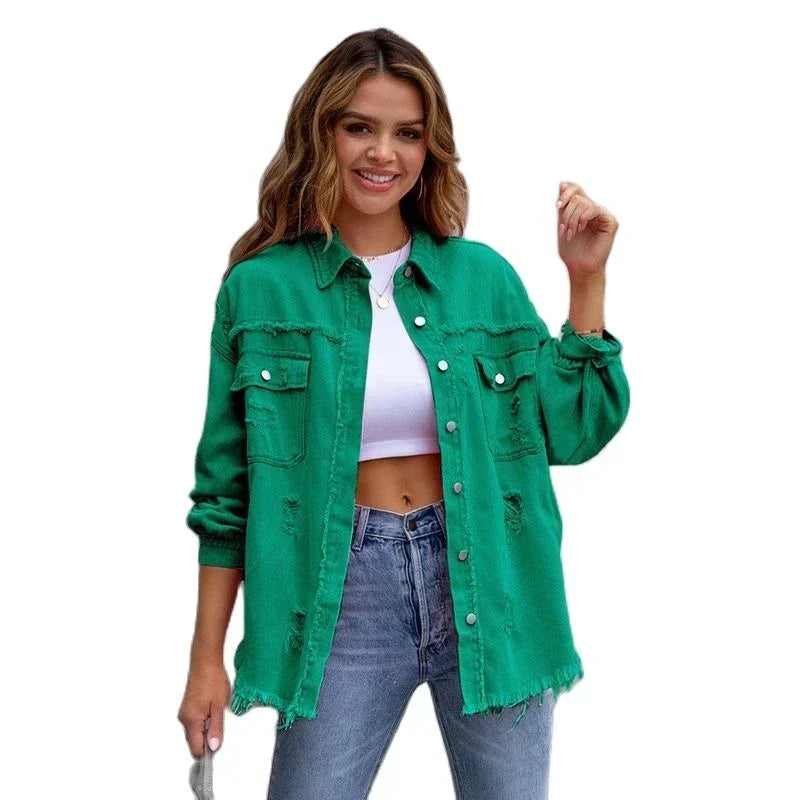 EB Damen Jeansjacke - Zeitloser Stil und Komfort