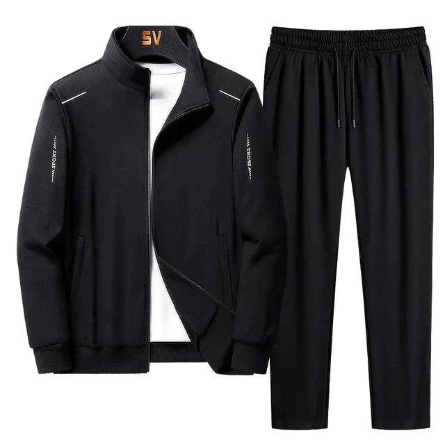 R&B | Trainingsanzug - Bequemes Set mit sportlicher Jacke und elastischen Hosen für den täglichen Gebrauch