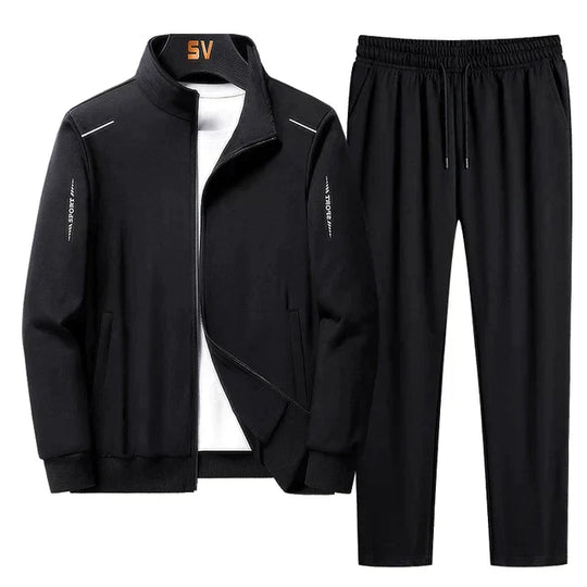R&B | Trainingsanzug - Bequemes Set mit sportlicher Jacke und elastischen Hosen für den täglichen Gebrauch