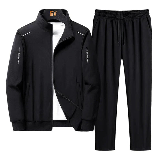 R&B | Trainingsanzug - Bequemes Set mit sportlicher Jacke und elastischen Hosen für den täglichen Gebrauch