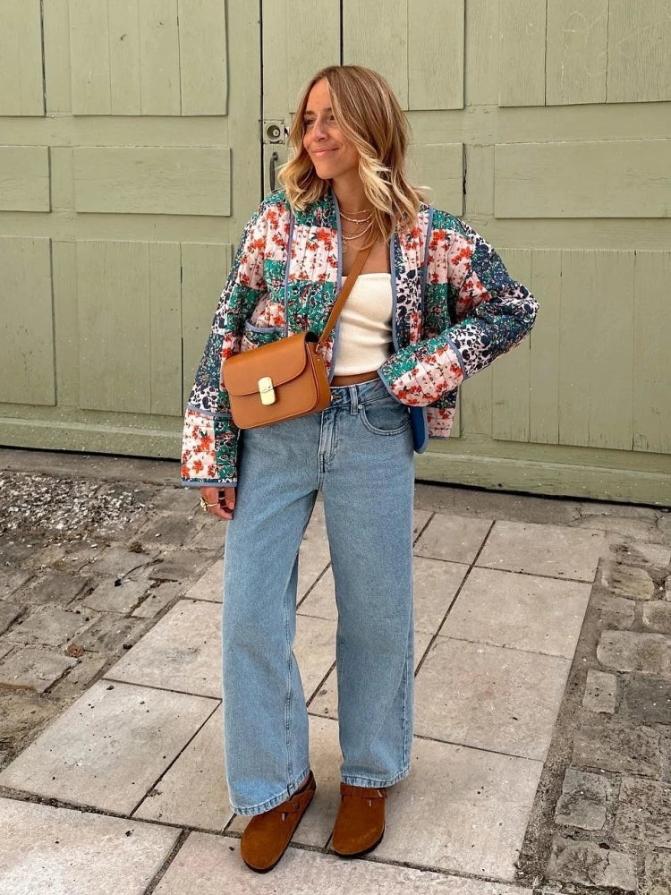 R&B | Wendbare Patchworkjacke für Frauen