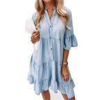 Lockeres Jeanskleid Elegant
