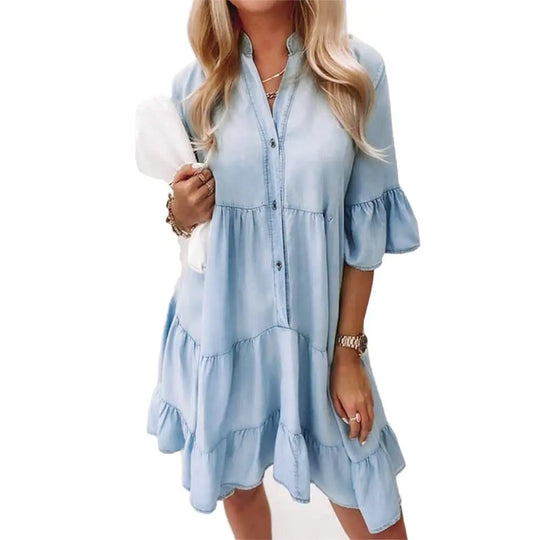 Vielseitiges Jeanskleid Damen