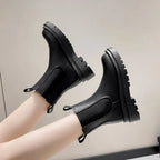 R&B | Retro Stiefel mit Dickem Quadratischen Absatz