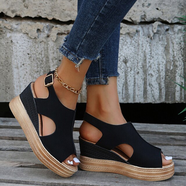 R&B | Orthopädische Keil Sandalen für Den Sommer