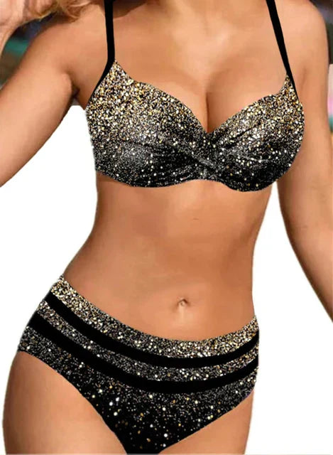 R&B | Zweiteiliger Bikini mit Print