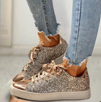 luxe lässige Glitzer Damenschuh