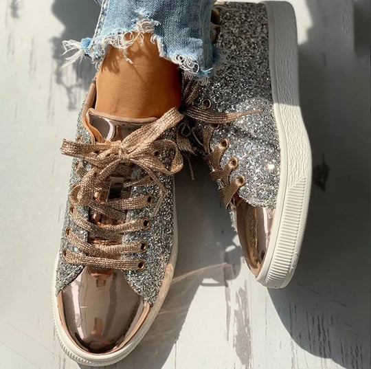 R&B | Luxuriöser Lässiger Glitzer Damenschuh