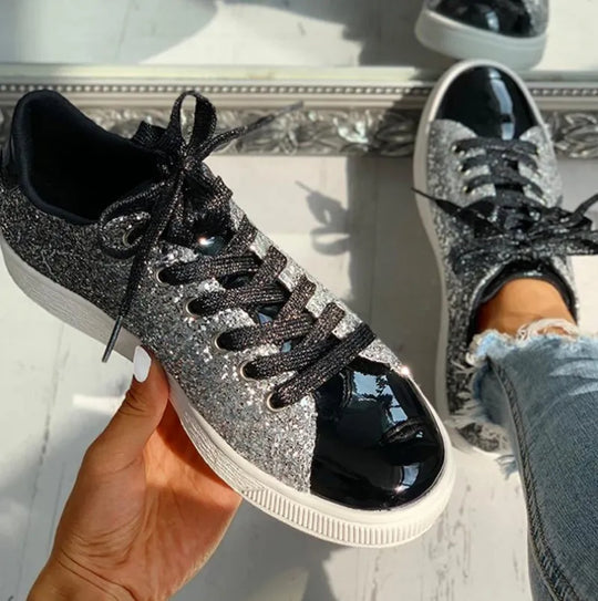 R&B | Luxuriöser Lässiger Glitzer Damenschuh