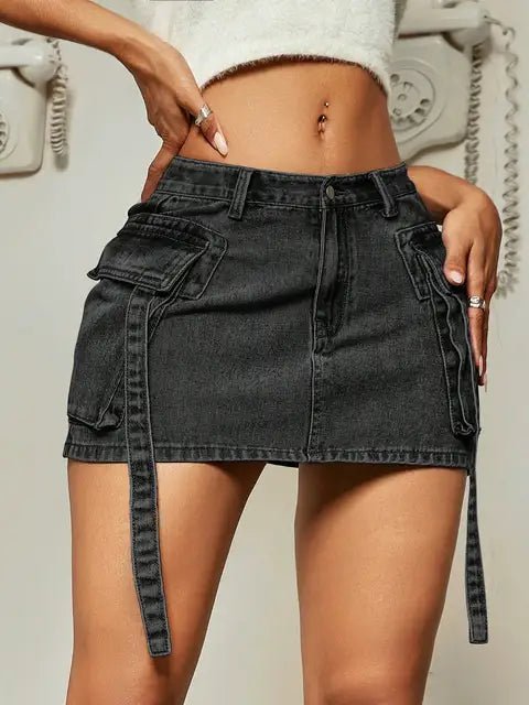 R&B | Denim Minirock