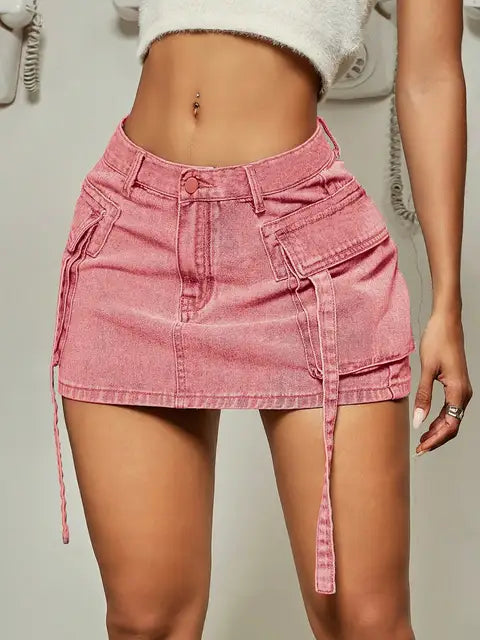 R&B | Denim Minirock