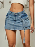 R&B | Denim Minirock