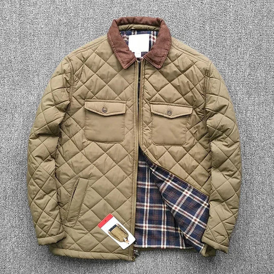 R&B | Lange Wasserjacke mit Verstellbarem Bund Ohne Kapuze für Damen Ideal für Herbst Winter